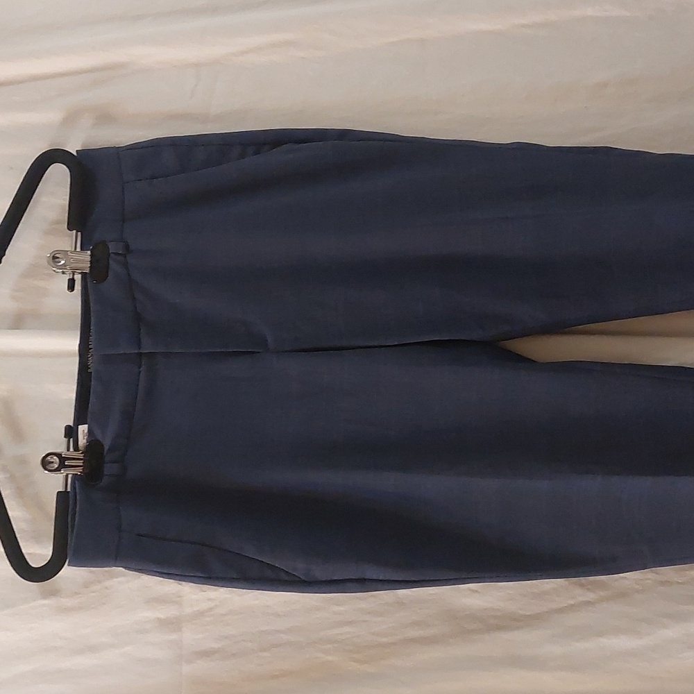 Banana Republic Ryan Trouser, blue window pane. Size 4 - Picture 3 of 7
